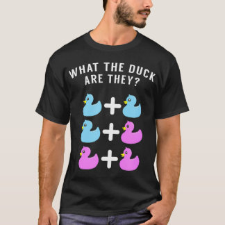 Funny Twins Gender Reveal Shirt - What The Duck Ar