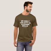 Funny typographic misheard song lyrics T-Shirt (Front Full)