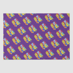 Funny Typography - HIPPIE SOUL 1 Tissue Paper