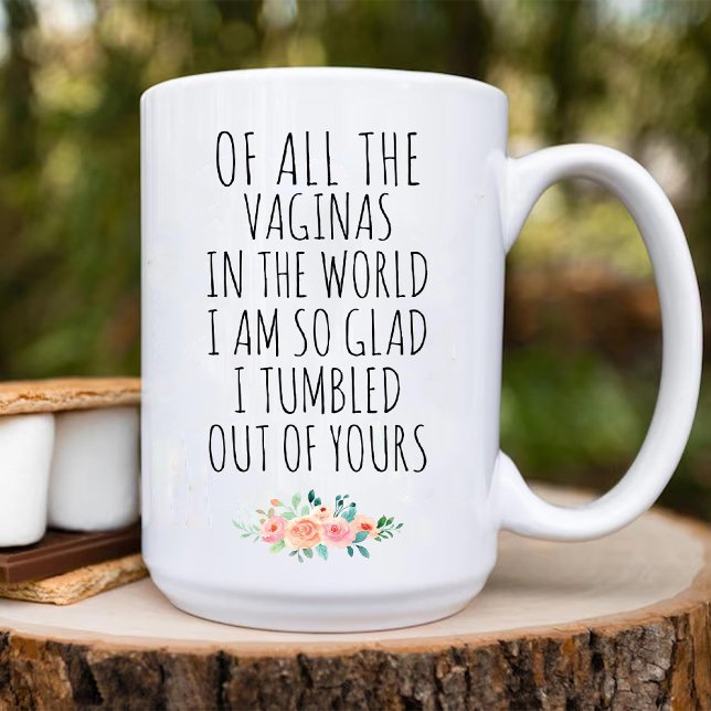 Funny Typography Mum Birthday From Daughter Coffee Mug (Funny Typography Mom Birthday From Daughter Coffee Mug)