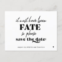 Funny typography quote wedding save the date