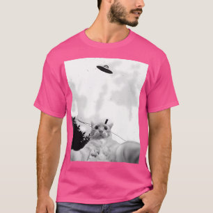 Funny Ufo Cat T-Shirt