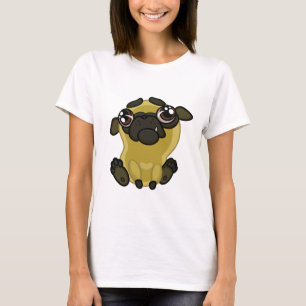 Funny Ugly Cartoon Dog Pug T-Shirt