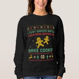 Funny Ugly Christmas Sweater Baking Cookies Baker