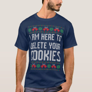 Funny ugly Christmas sweater computer geek Christm