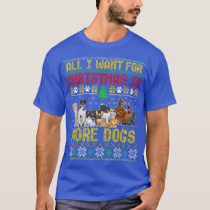 Funny Ugly Christmas Sweater With Dogs Lover Xmas 