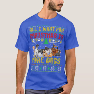 Funny Ugly Christmas Sweater With Dogs Lover Xmas 