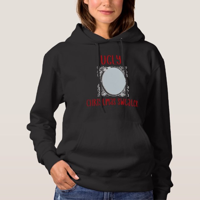Funny Ugly Christmas Sweater With Mirror Men Women (Front)