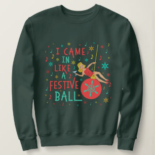 Funny Ugly Christmas Sweater Woman Festive Ball