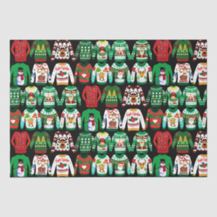 Funny Ugly Christmas Sweaters Tissue Paper