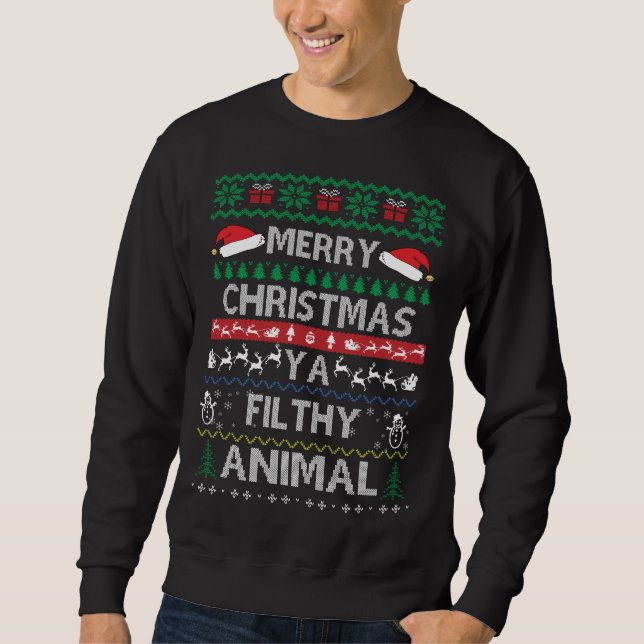 Funny Ugly Christmas Sweatshirt (Front)