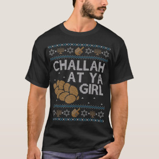Funny Ugly Hanukkah Sweater Challah At Ya Girl Mat