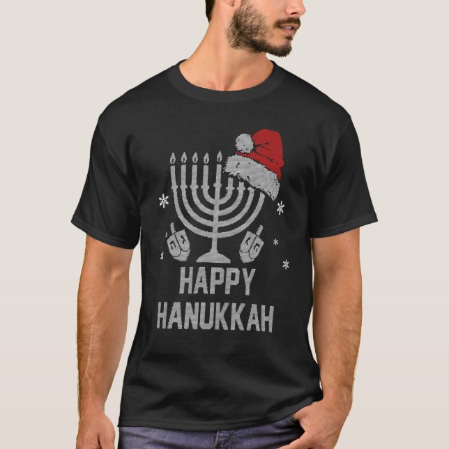 Funny Ugly Hanukkah Sweater Happy Hanukkah 2022 Ch (Front)