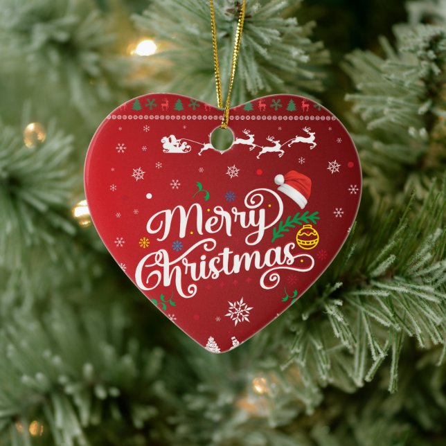 Funny Ugly  Merry Christmas Ceramic Tree Decoration (Tree)