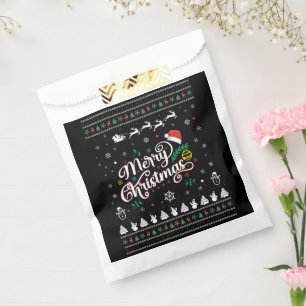 Funny Ugly Merry Christmas Favour Bags