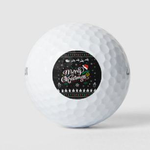 Funny Ugly  Merry Christmas Golf Balls