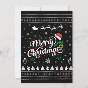 Funny Ugly  Merry Christmas Holiday Card