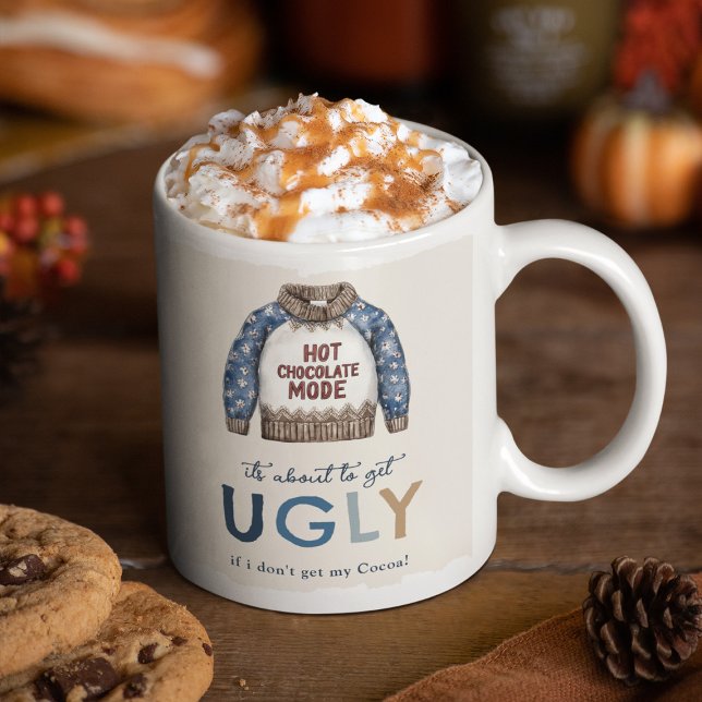 Funny Ugly Sweater Christmas Gift Coffee Mug (Creator Uploaded)