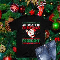 Funny Ugly Sweater New President Christmas T-Shirt