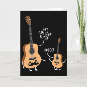 Funny Uke I Am Your Father T Shirt Ukulele Guitar Card