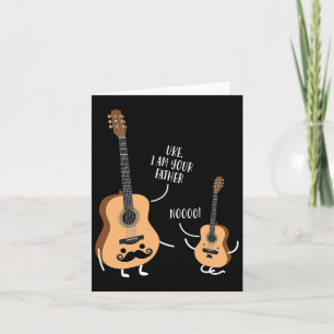 Funny Uke I Am Your Father T Shirt Ukulele Guitar Card