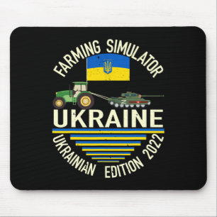 Funny Ukrainian Farmer Steals Tank Meme I Stand Wi Mouse Pad