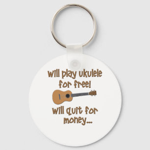 Funny Ukulele Key Ring
