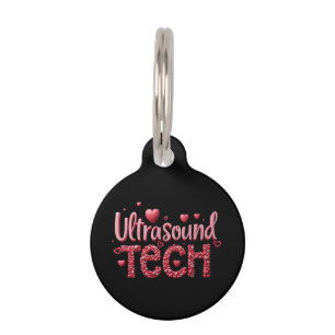 Funny Ultrasound Tech Valentine's Day Ideas Pet Tag