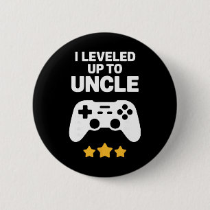 Funny Uncle Art For Uncle Men From New Promoted To 6 Cm Round Badge