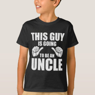Funny Uncle Design For Uncle Men First Time Uncle T-Shirt