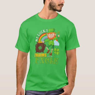Funny Uncle Paddy Day St Patricks Lucky Charms Cal T-Shirt