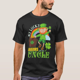 Funny Uncle Paddy Day St Patricks Lucky Charms Cal T-Shirt