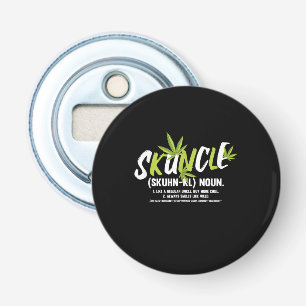 Funny Uncle Weed Smoker Skuncle Uncle Lover Gift Bottle Opener