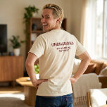 Funny Undiagnosed But Something Ain't Right  T-Shirt<br><div class="desc">“Undiagnosed But Something Ain’t Right” design is a humourous mental health gift that reflects the unique frequency of the brain, even without an official diagnosis. This sarcastic design is perfect for those who appreciate humour and self-awareness, making it an ideal gift for friends, family, or anyone who appreciates sarcasm and...</div>