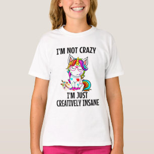 FUNNY UNICORN Creative Insane T-Shirt