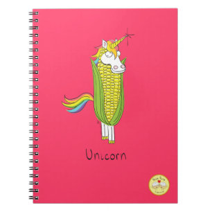 Funny Unicorn Cute Kids Cartoon Notebook