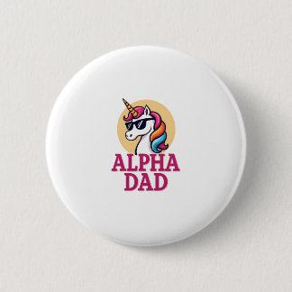 Funny Unicorn Dad Laufey Men Father's Day Christma 6 Cm Round Badge