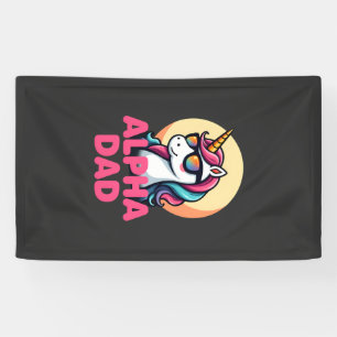 Funny Unicorn Dad Laufey Men Father's Day Christma Banner
