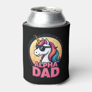 Funny Unicorn Dad Laufey Men Father's Day Christma Can Cooler