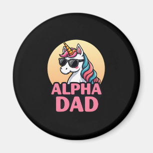 Funny Unicorn Dad Laufey Men Father's Day Christma Magnet