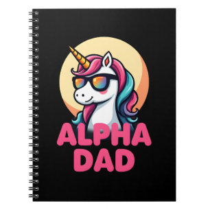 Funny Unicorn Dad Laufey Men Father's Day Christma Notebook