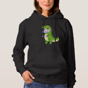 Funny Unicorn Disguised as a Dragon Design Hoodie