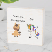 Funny Unicorn Horse HR Gift Human Resources