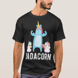 Funny Unicorn Lover  for Papa Dad and Kid  T-Shirt