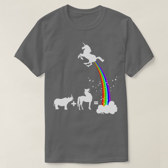 Funny unicorn origin T-Shirt (Design Front)