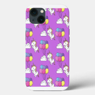 Funny Unicorn Pattern Magic Horse iPhone 13 Case