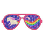 Funny Unicorn Rainbow Party Sunglasses