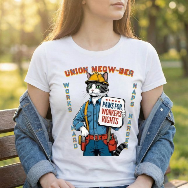 Funny Union Cat T-Shirt (Creator Uploaded)