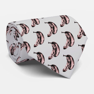 Funny Unique Banana Pattern Tie