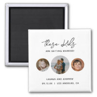 Funny Unique Kids Photo Wedding Save The Date